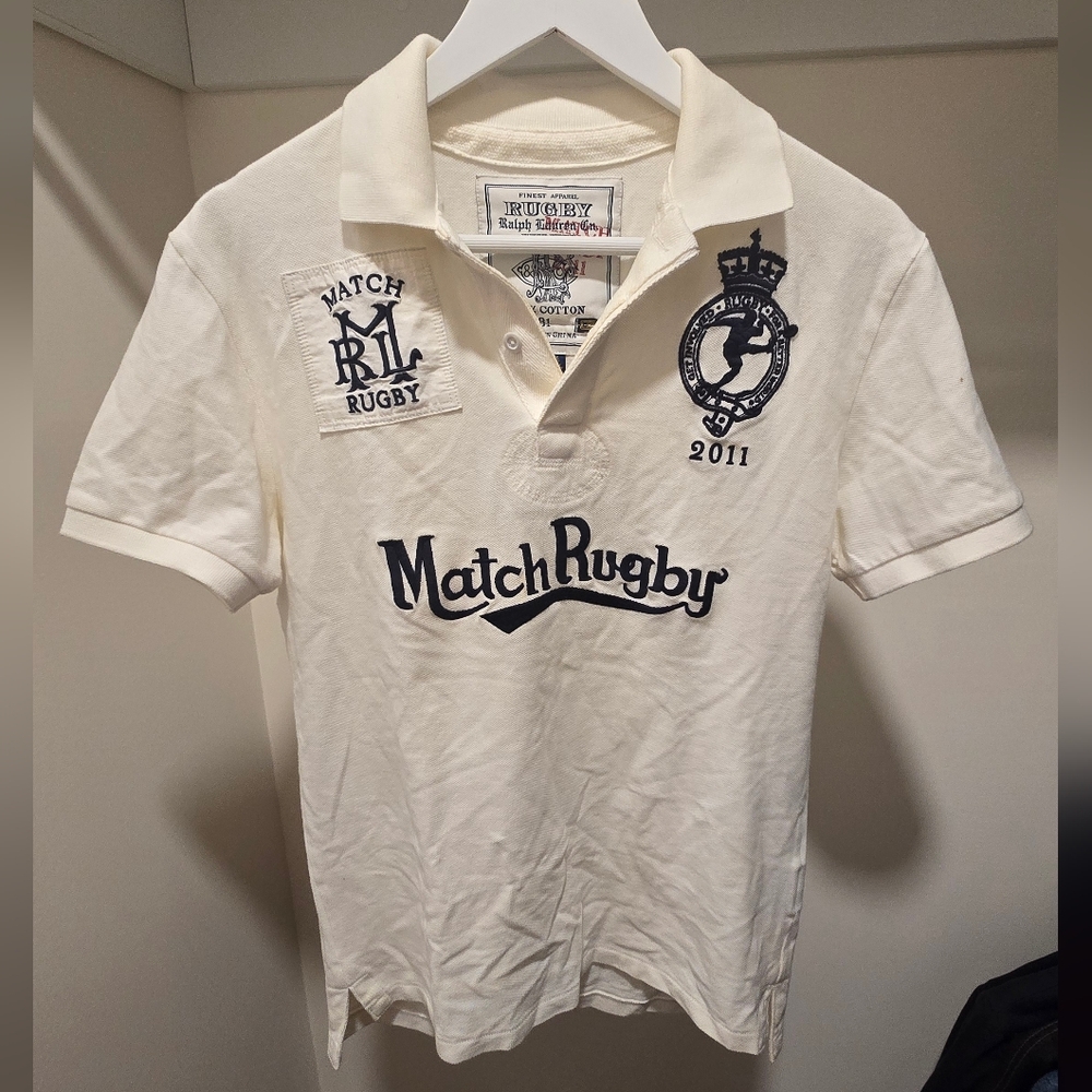 VINTAGE RALPH LAUREN MATCH RUBGY POLO SHIRT